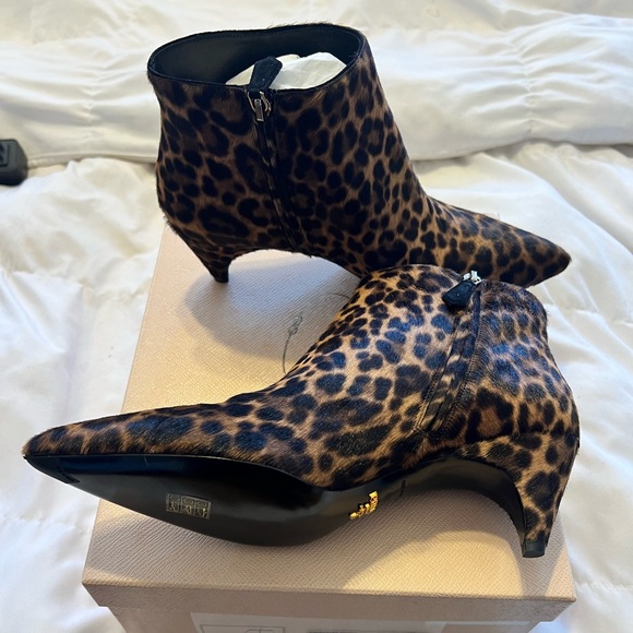 Brand new leopard print Prada booties - Picture 2 of 13
